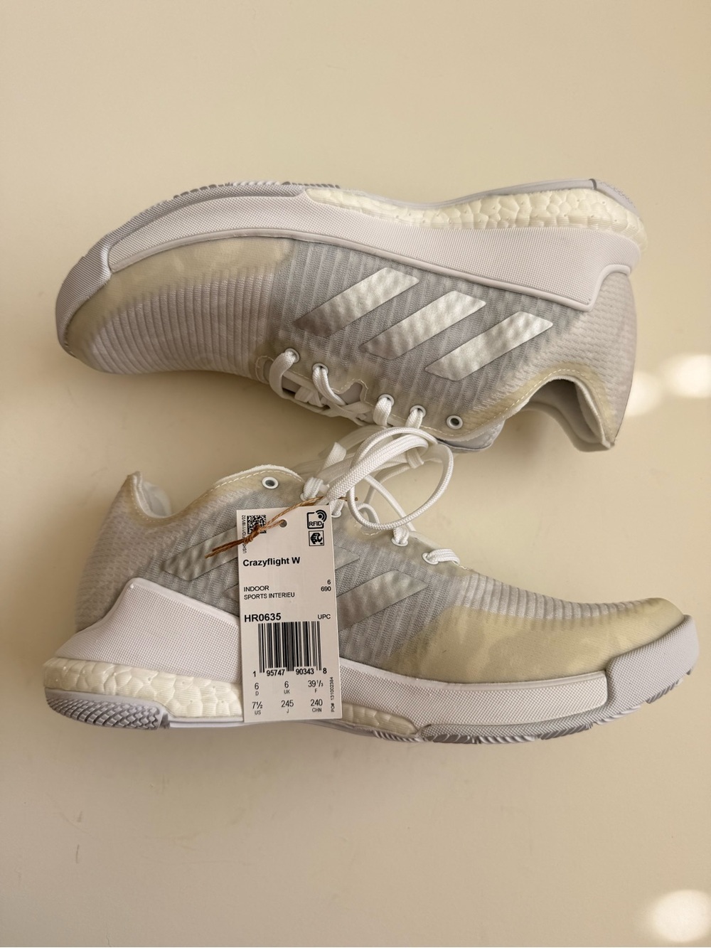 Adidas Crazyflight Women’s Shoes 7.5 - New with tags in box
